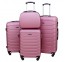 Mažas plastikinis lagaminas Gravitt 1131 M Rožinis (Silver Pink)