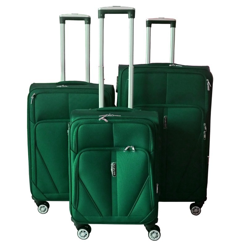Vidutinis medžiaginis lagaminas Gravitt 1702 4.0 V Žalias (Blackish green)