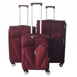 Mažas medžiaginis lagaminas Gravitt 1702 4.0 M Raudonas (Wine red)