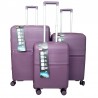 Mažas plastikinis lagaminas Gravitt GR088 M Violetinis (Purple)