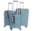 Vidutinis plastikinis lagaminas Gravitt GR088 V Mėlynas (Grey blue)