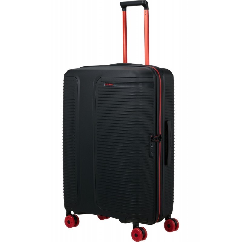 Didelis plastikinis lagaminas Samsonite Prodiver D Juodas