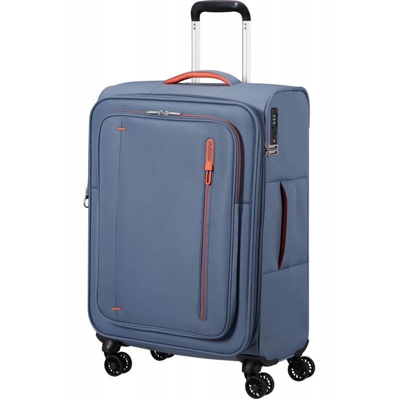 Vidējais koferis American Tourister Cloudrider V Jet Blackish green