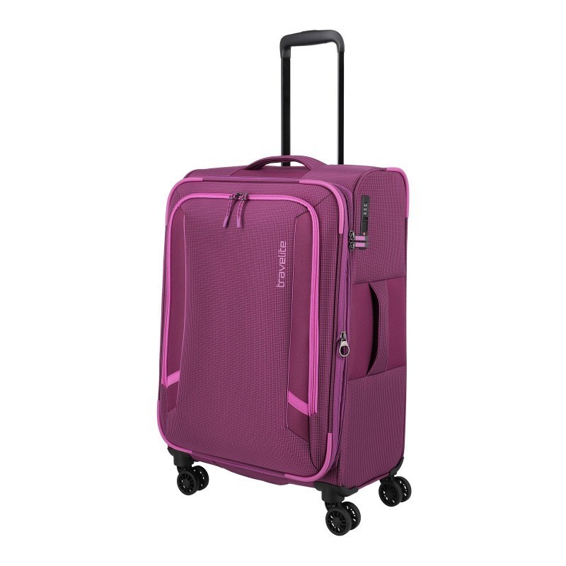 Vidējais koferis Travelite Corsiica V pink