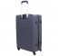 Didelis plastikinis lagaminas Gravitt 8038 D Mėlynas (Navy blue)