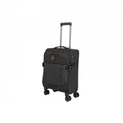 Mažas medžiaginis lagaminas Travelite Briize M-4w Juodas
