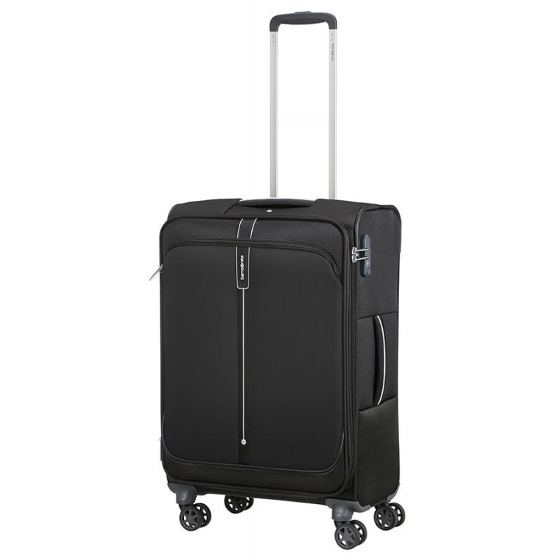 Vidējais koferis Samsonite PopSoda V melns
