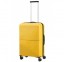 Vidējais koferis American Tourister Airconic V dzeltenā krāsā