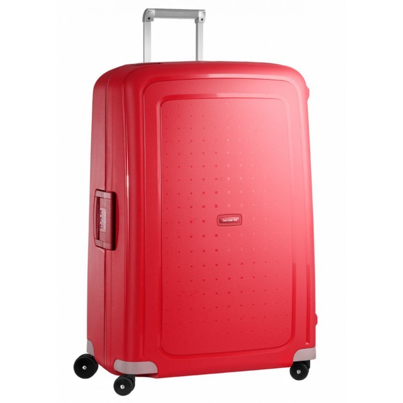 XXL Liels koferis Samsonite S-Cure LD sarkans Crimson Red