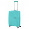 Vidējais koferis American Tourister Soundbox V Poolside Blue