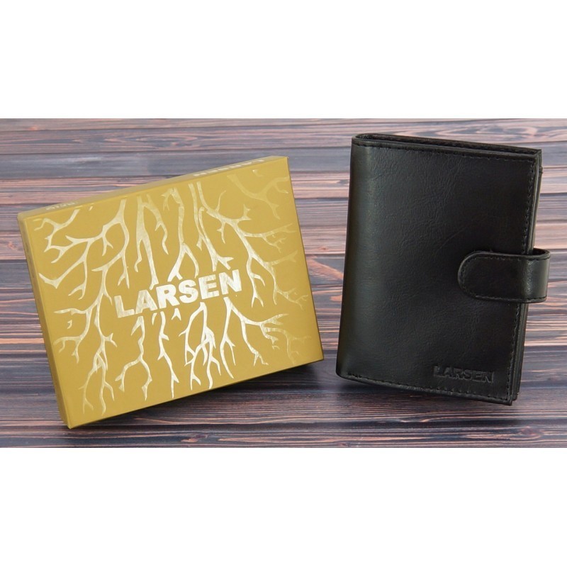 Vīriešu maks Larsen 114 melns