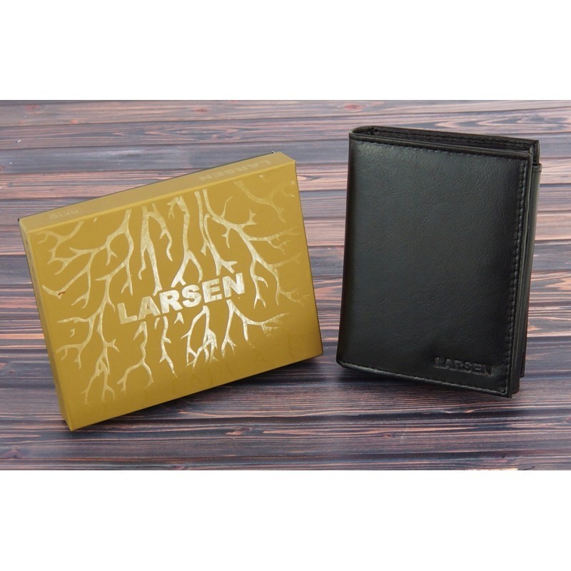 Vīriešu maks Larsen 116 melns