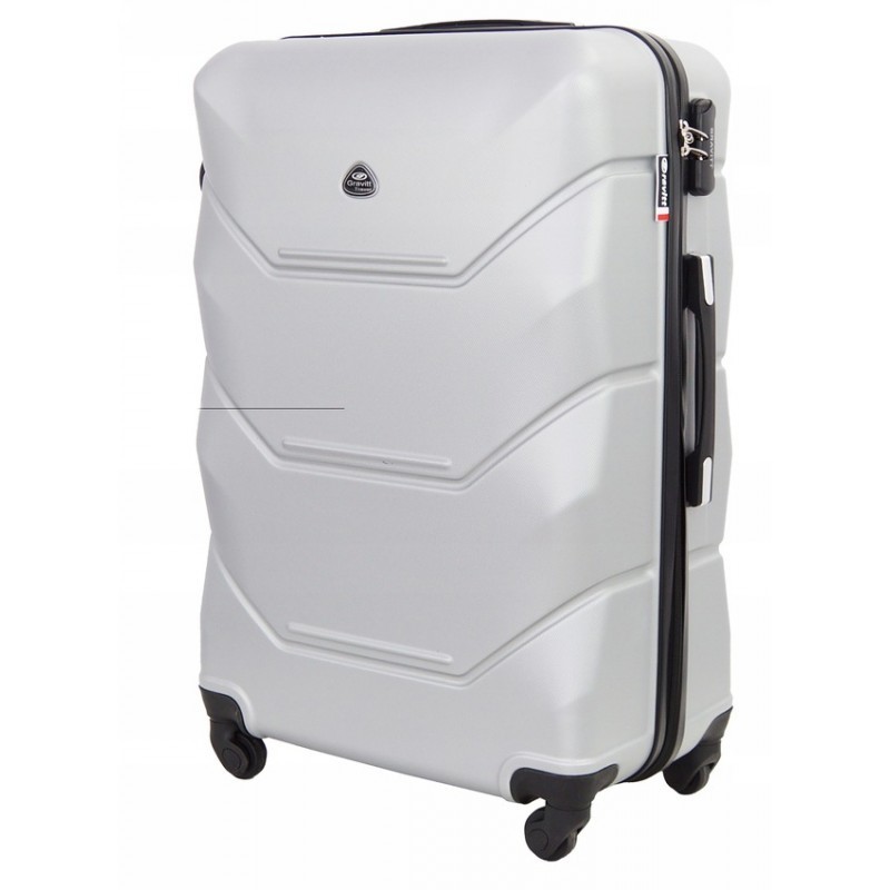 Vidējais koferis Gravitt 950a-V silver