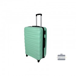 Vidējais koferis Gravitt 117-V zaļš