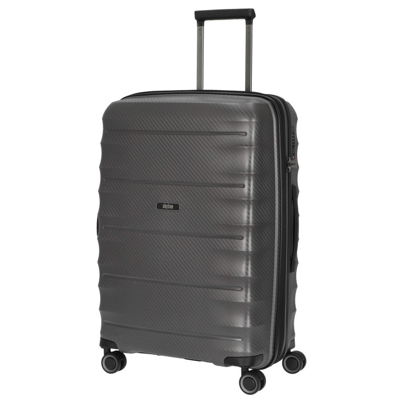 Vidējais koferis SKYLINE PARIS-V Anthracite metallic