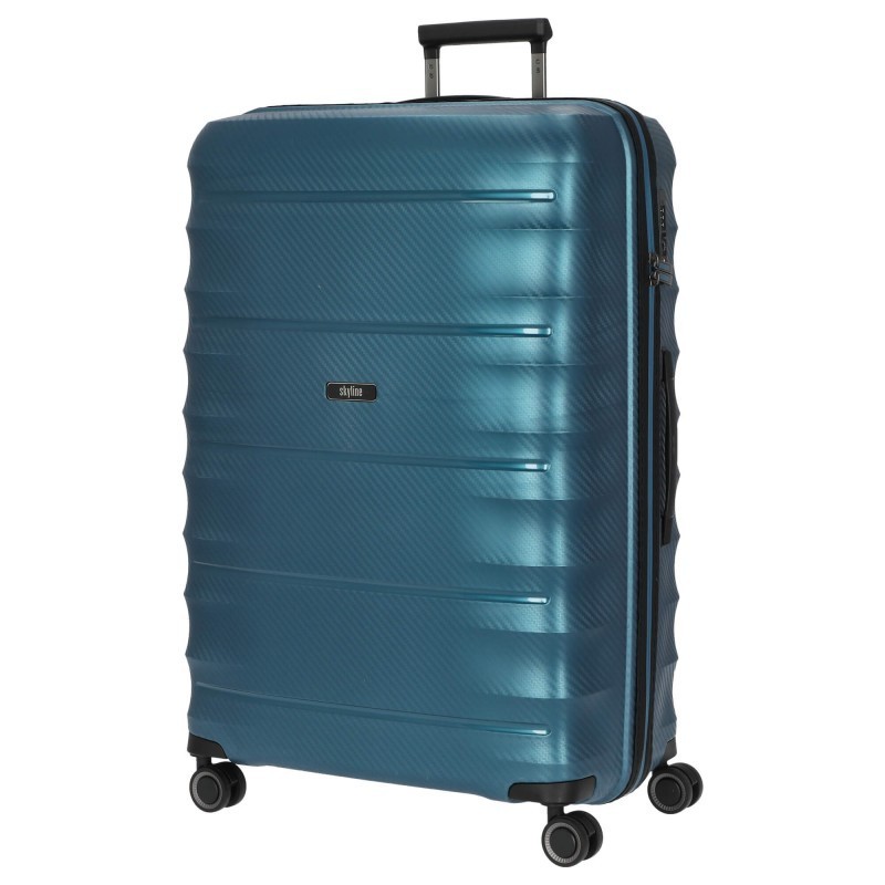 Liels koferis SKYLINE PARIS-D Petrol metallic