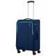 Vidējais koferis American Tourister Sea Seeker V blue Combat Navy