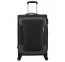 Vidutinis medžiaginis lagaminas American Tourister Pulsonic V Juodas (Asphalt Black)