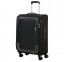 Vidutinis medžiaginis lagaminas American Tourister Pulsonic V Juodas (Asphalt Black)