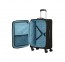 Vidutinis medžiaginis lagaminas American Tourister Pulsonic V Juodas (Asphalt Black)