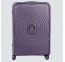 Didelis plastikinis lagaminas Swissbags Echo D Violetinis