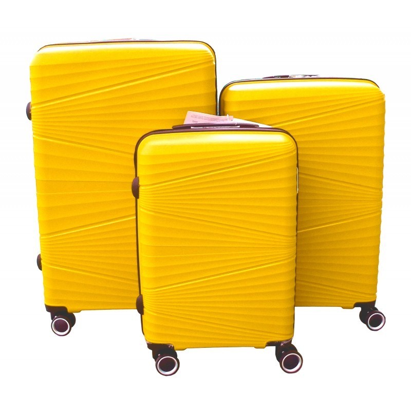 Vidējais koferis Gravitt PP08-V yellow Vidējais koferis Gravitt PP08-V yellow