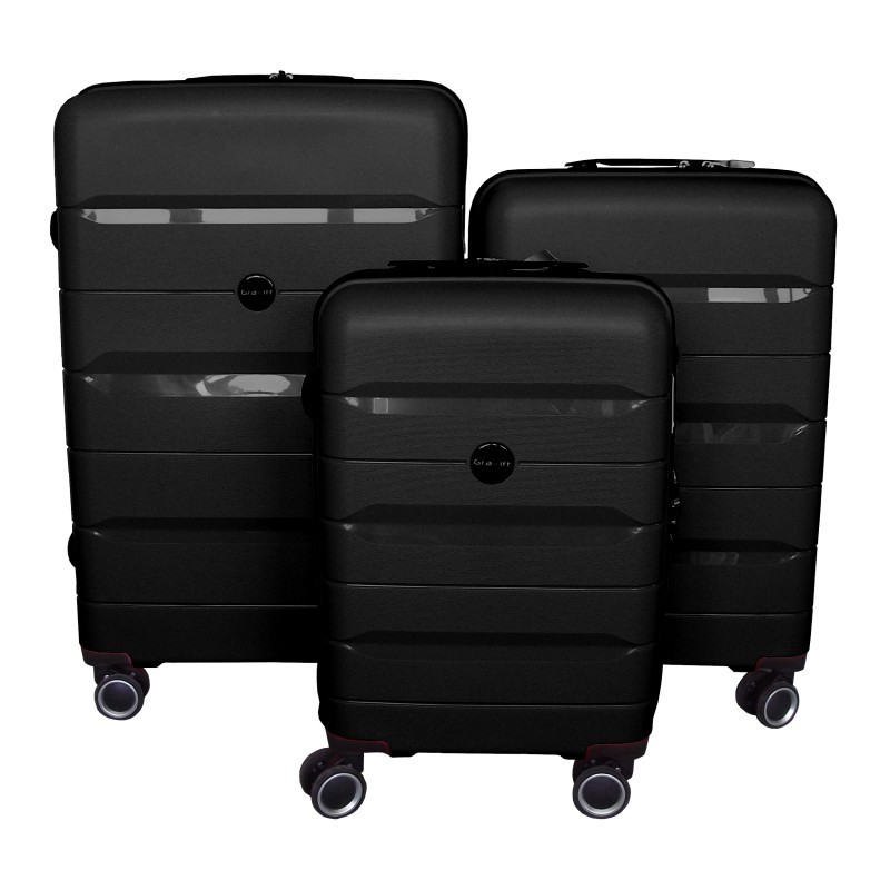 Vidējais koferis Gravitt PP10-V black