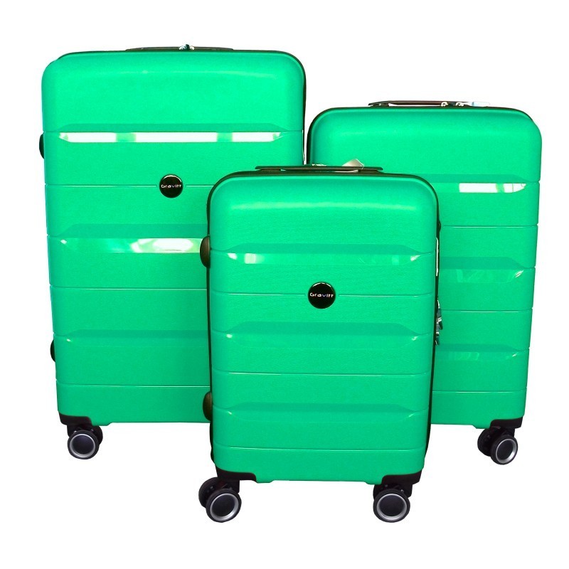 Vidējais koferis Gravitt PP10-V Green Vidējais koferis Gravitt PP10-V Green