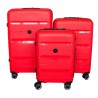 Vidējais koferis Gravitt PP10-V Red