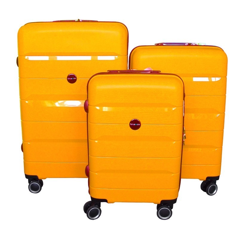 Vidējais koferis Gravitt PP10-V Yellow Vidējais koferis Gravitt PP10-V Yellow