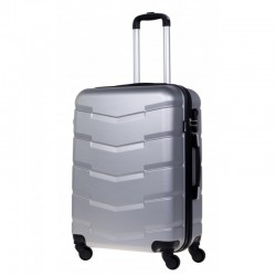 Vidējais koferis Gravitt 936-V silver