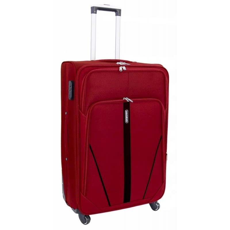 Vidējais koferis Gravitt 1702-4V Red 