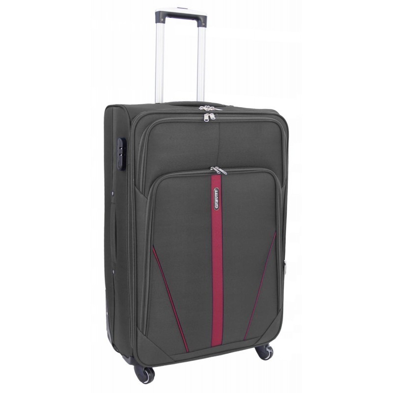 Liels koferis Gravitt 1702-4D Grey 