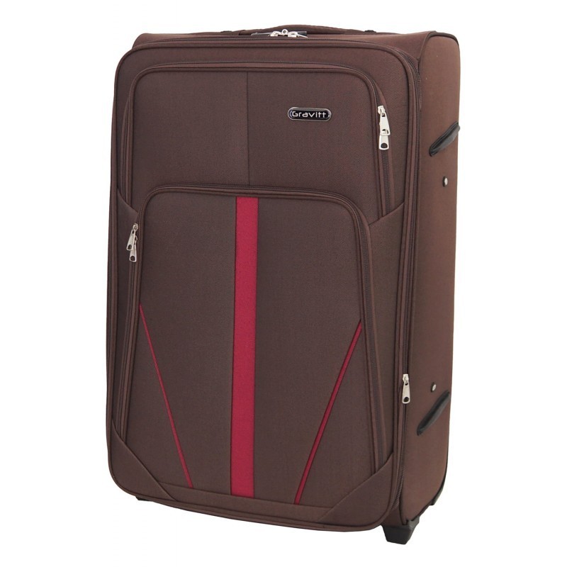 Liels koferis Gravitt 1702-2D Brown  Liels koferis Gravitt 1702-2D Brown