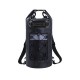 Ūdensizturīga (Dry Bag) mugursoma no PVC plastmasas DHWB022 20 L black