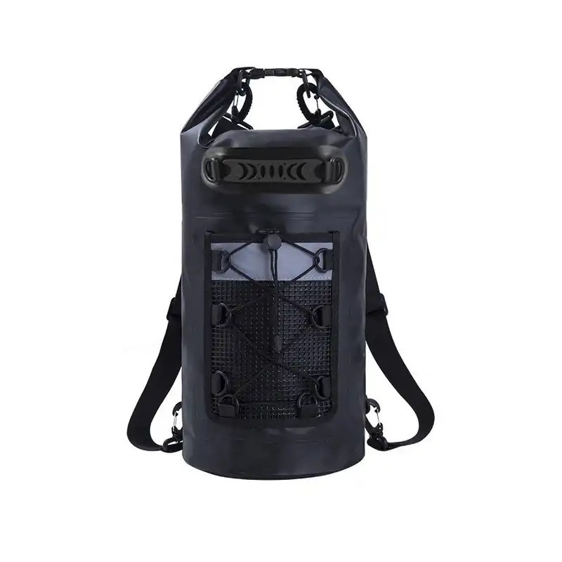 Ūdensizturīga (Dry Bag) mugursoma no PVC plastmasas DHWB022 20 L black Ūdensizturīga (Dry Bag) mugursoma no PVC plastmasas DHWB022 20 L black