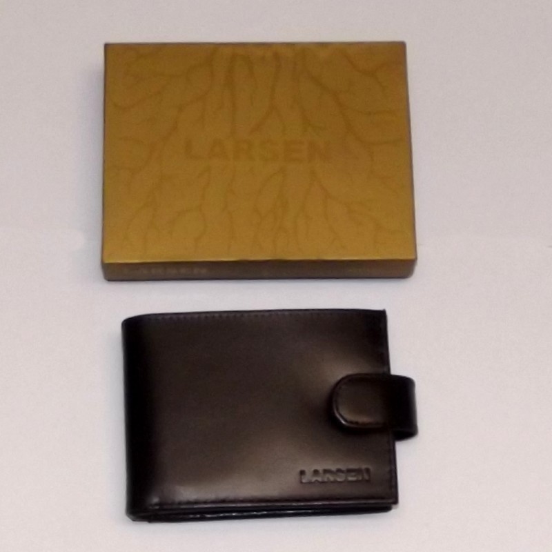 Vīriešu maks Larsen 113 melns