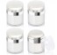 4Pack 50ml Airless Pump Jar - Moisturizer Pump Dispenser, Cream Jar Vacuum Bottle 