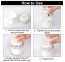 4Pack 50ml Airless Pump Jar - Moisturizer Pump Dispenser, Cream Jar Vacuum Bottle 