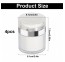 4Pack 50ml Airless Pump Jar - Moisturizer Pump Dispenser, Cream Jar Vacuum Bottle 