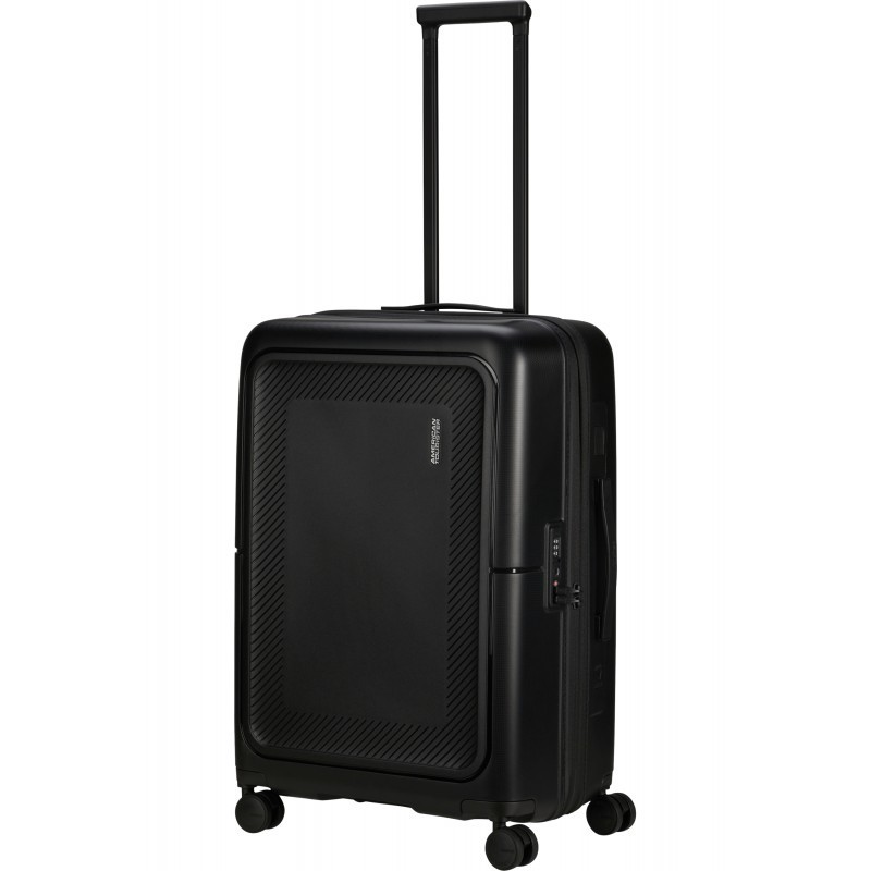 Vidējais koferis American Tourister Dashpop V Black