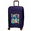 Vidējais koferu čehols Lets go - Cover for Medium size luggage