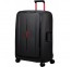 Didelis plastikinis lagaminas Samsonite Essens D Juodas (Charcoal Red)
