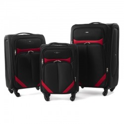 Vidējais koferis RGL S-010 V black-red