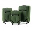 Vidējais koferis RGL S-010 V green-black