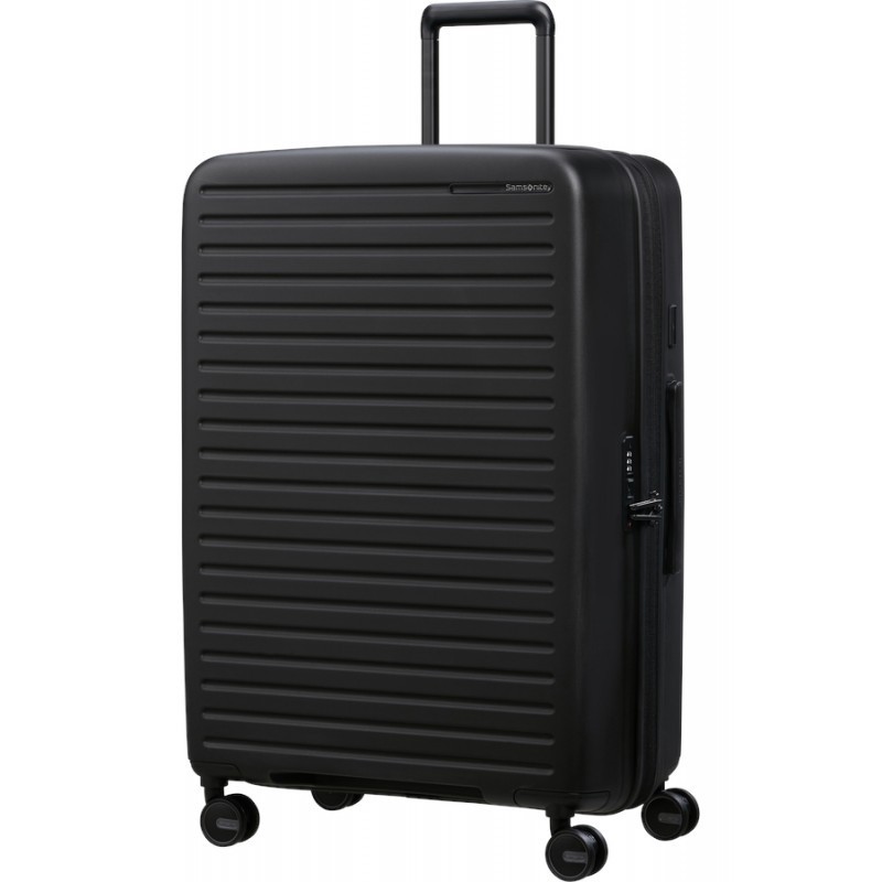 Liels koferis Samsonite Restackd D black Liels koferis Samsonite Restackd D black
