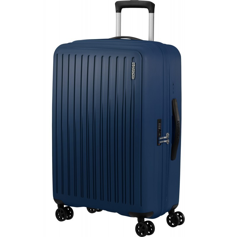 Vidējais koferis American Tourister Rejoy V Navy Blue Vidējais koferis American Tourister Rejoy V Navy Blue