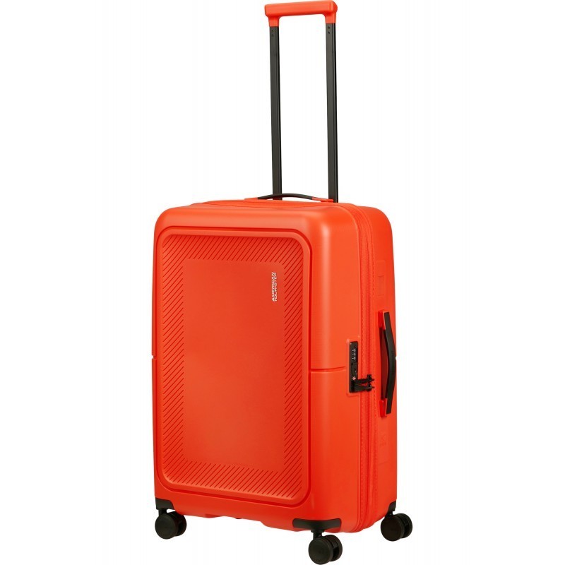 Vidējais koferis American Tourister Dashpop V Tangerine Red
