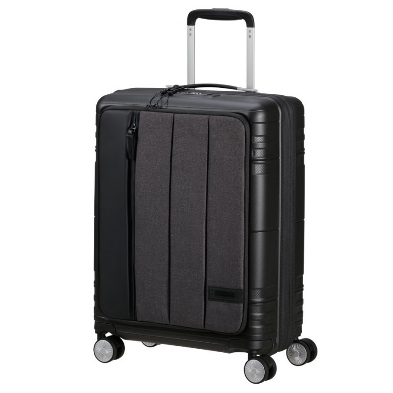 Mazais koferis American Tourister Hello Cabin M Grey Melange