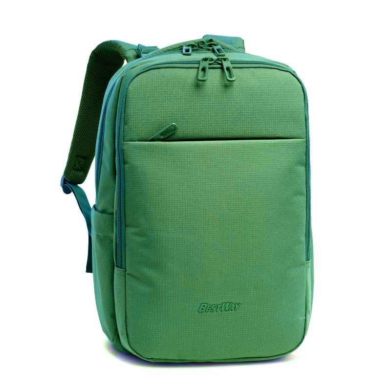 40x20x25 Ryanair standart Mugursoma Best Way 40326 green 40x20x25 Ryanair standart Mugursoma Best Way 40326 green